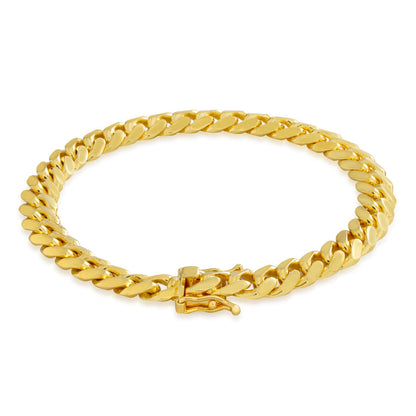 Crowned Ice 5mm Miami Cuban Link Bracelet