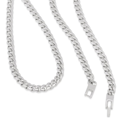 Crowned Ice 5mm Miami Cuban Link Chain Choker Set