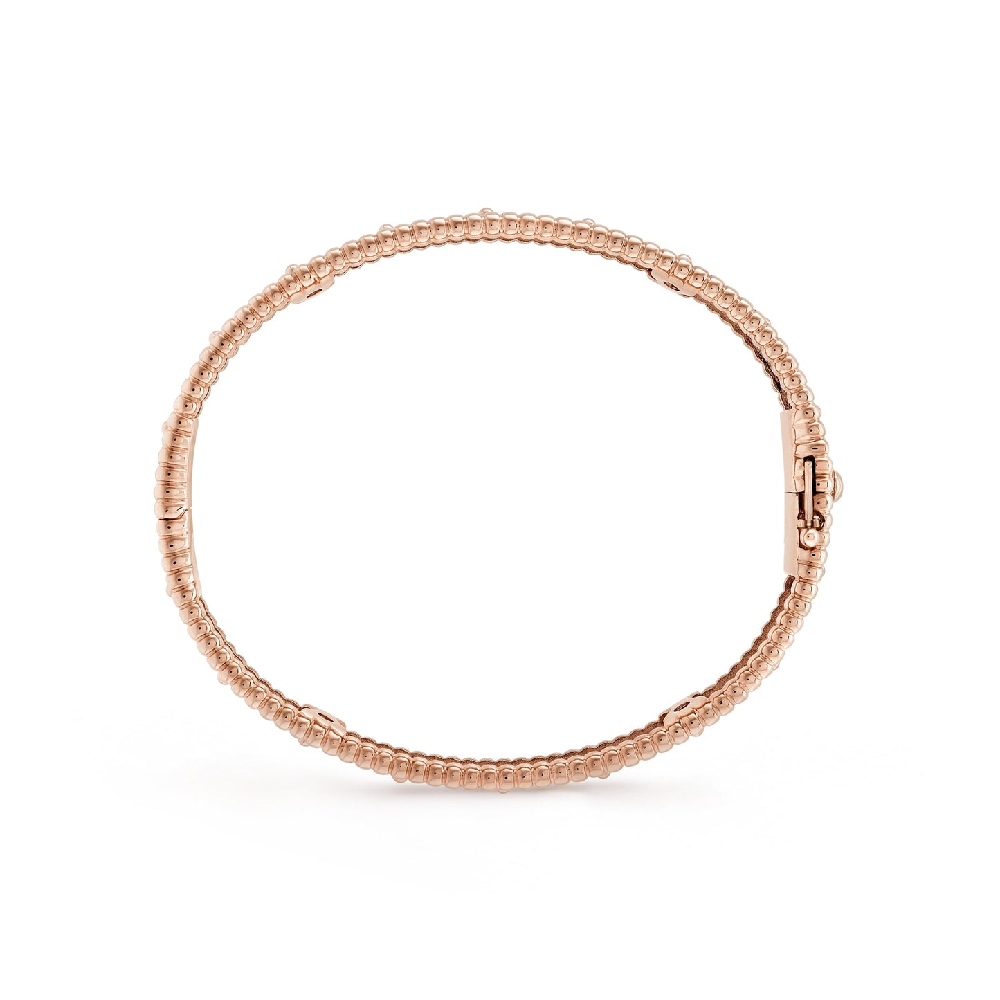 Sweet Perlee Clovers Bracelet,18k Gold Plated