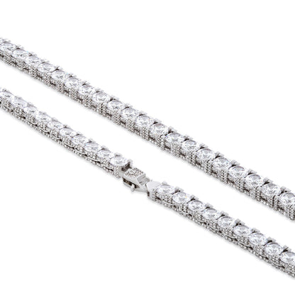 Crowned Ice 6mm Icy Tennis Chain