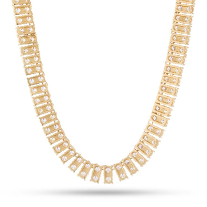 Crowned Ice 8mm Double-Row Tennis Chain