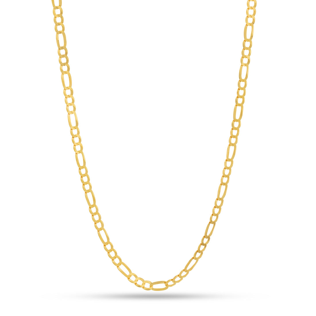 Crowned Ice 8mm Figaro Chain
