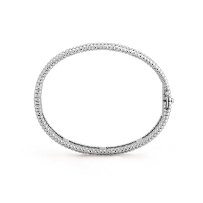 Perlee Bangle,18k Gold Plated,Inlaid Cubic Zircon