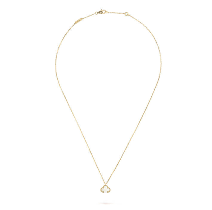 925 Silver Clover Leaf Necklace with 18K Gold Plating
