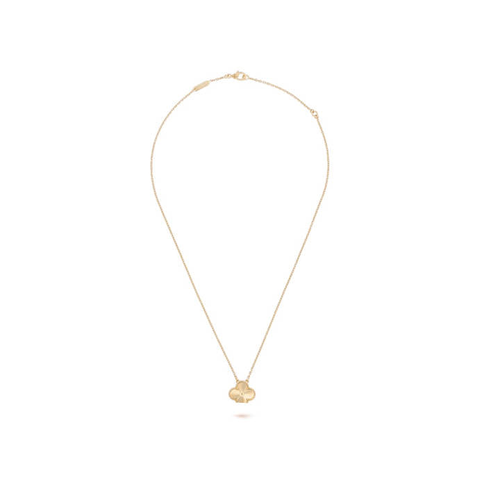 925 Silver Clover Leaf Necklace with 18K Gold Plating