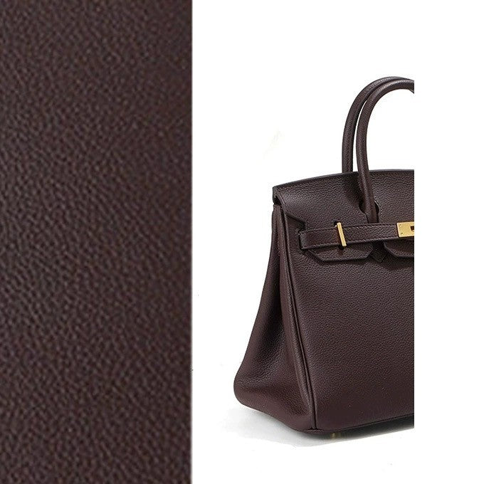 Women's Handbag, Togo Leather, Top Handle, Cross-body with shoulder strap