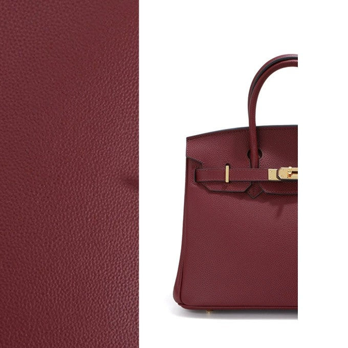 Women's Handbag, Togo Leather, Top Handle, Cross-body with shoulder strap