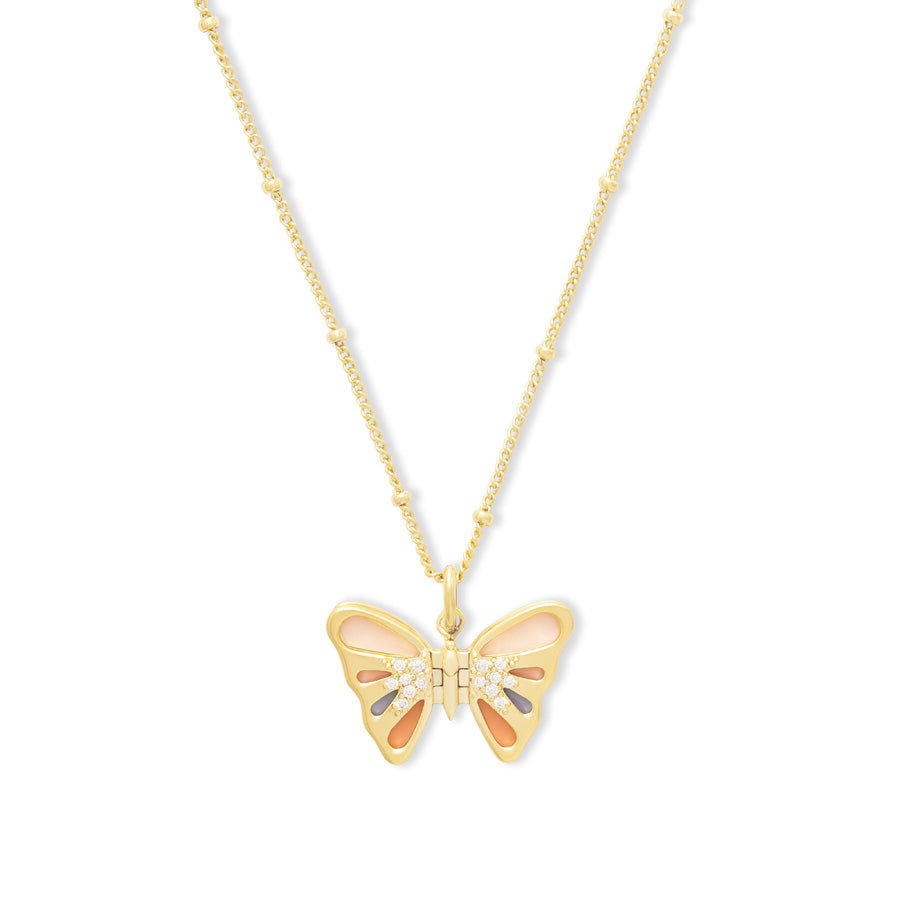 Flutter Gold Necklace