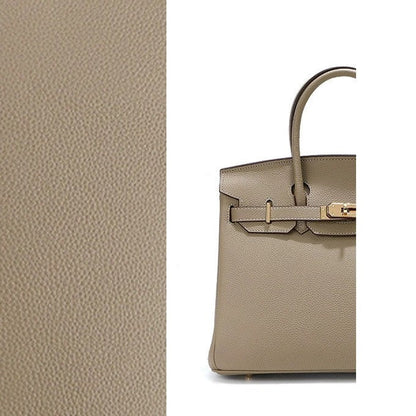 Women's Handbag, Togo Leather, Top Handle, Cross-body with shoulder strap