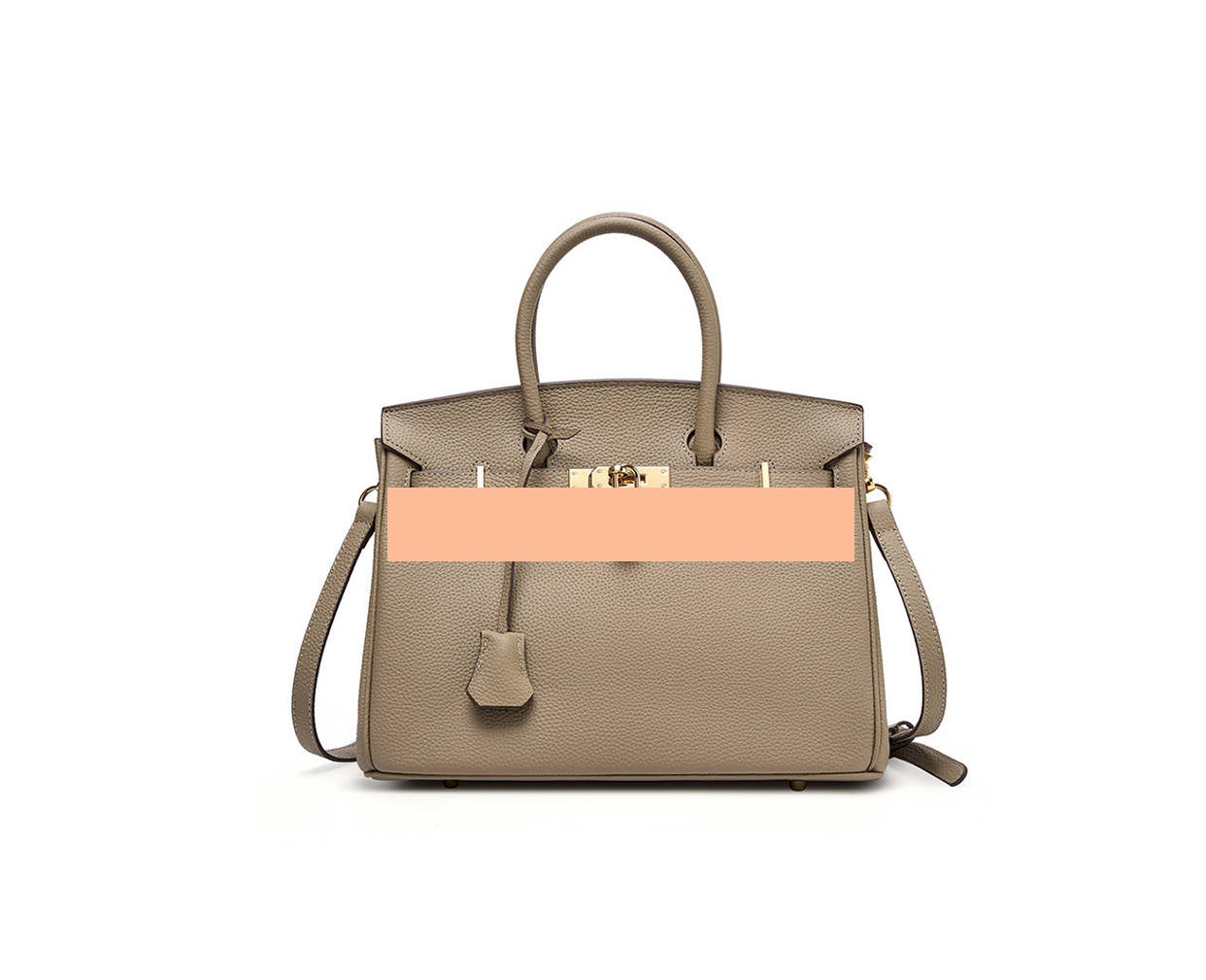 Women's Handbag, Togo Leather, Top Handle, Cross-body with shoulder strap