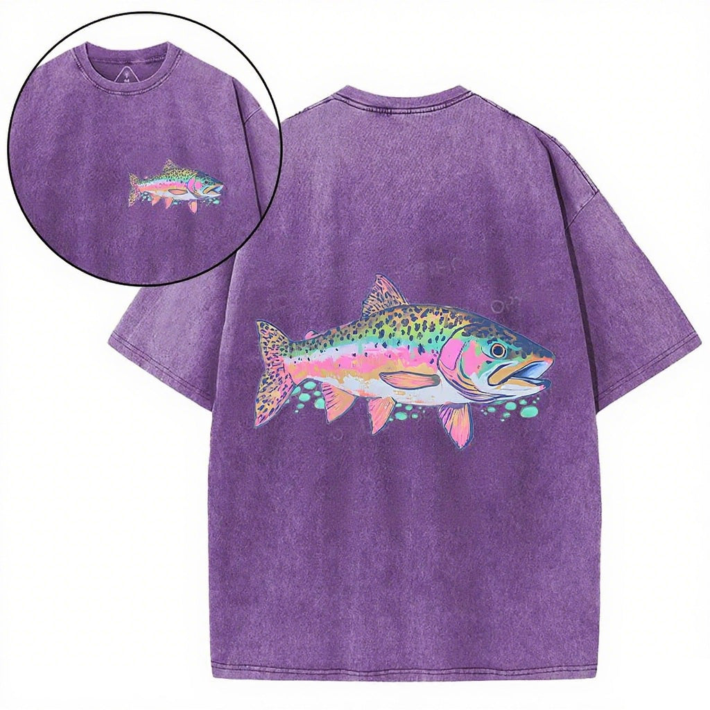 Tie Dye Heavy Cotton T-Shirt | He Called Me To Fish