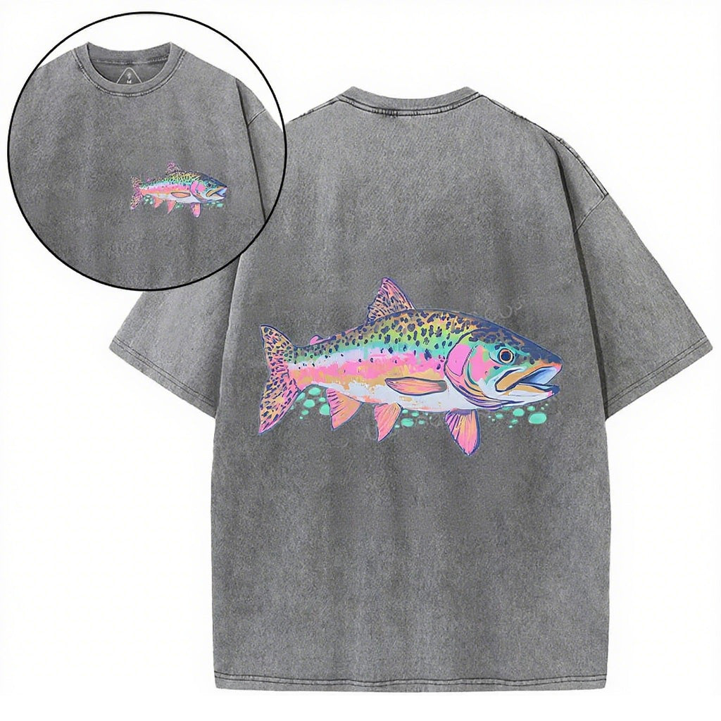 Tie Dye Heavy Cotton T-Shirt | He Called Me To Fish