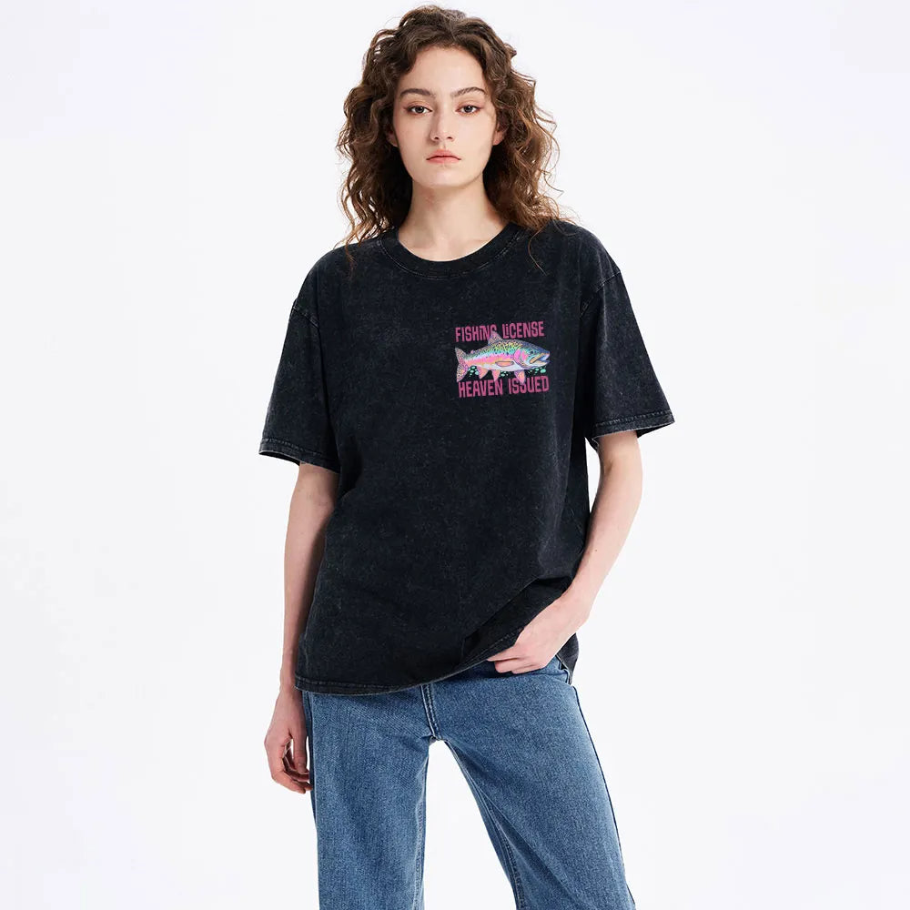 Tie Dye Heavy Cotton T-Shirt | He Called Me To Fish