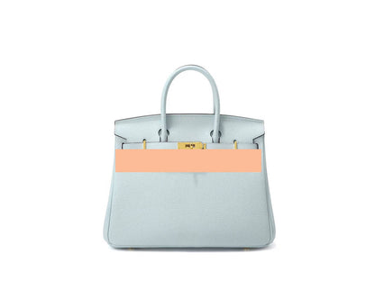 Women's Handbag, Togo Leather, Top Handle, Cross-body with shoulder strap