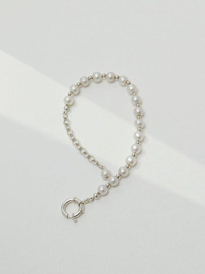 Wanderlust Studio Designer Collection Pearl Chain Bracelet