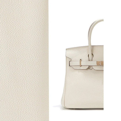 Women's Handbag, Togo Leather, Top Handle, Cross-body with shoulder strap