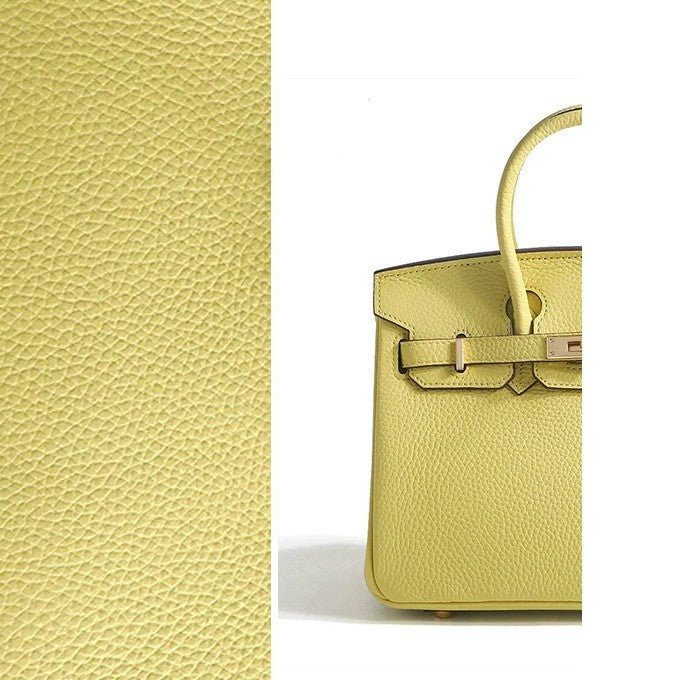 Women's Handbag, Togo Leather, Top Handle, Cross-body with shoulder strap