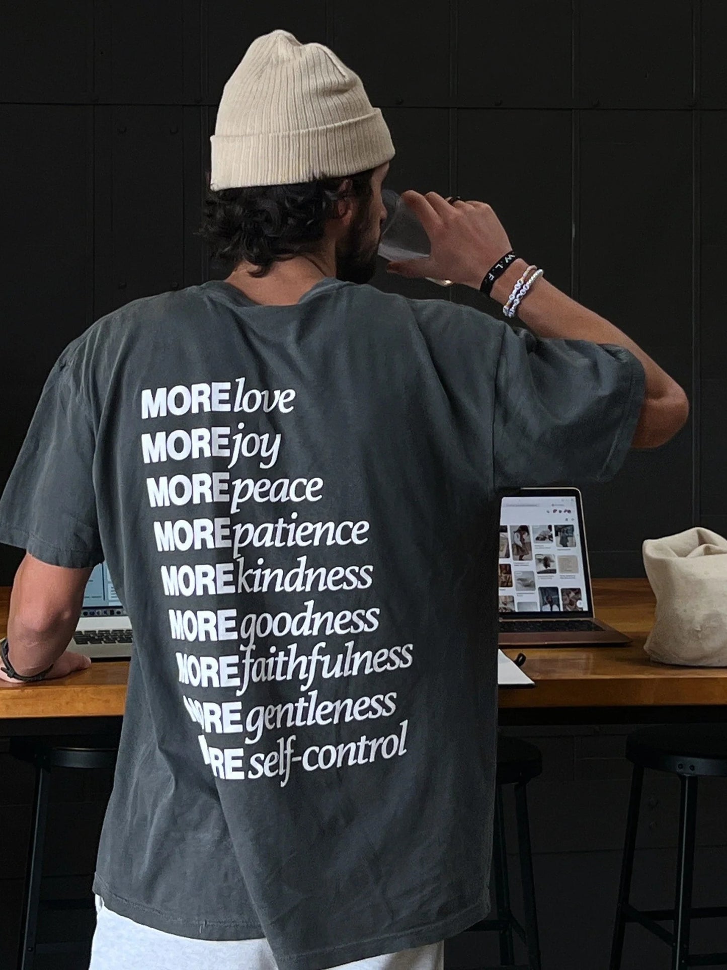 PREMIUM COMFORT COLOR TEE | MADE FOR MORE | PEPPER