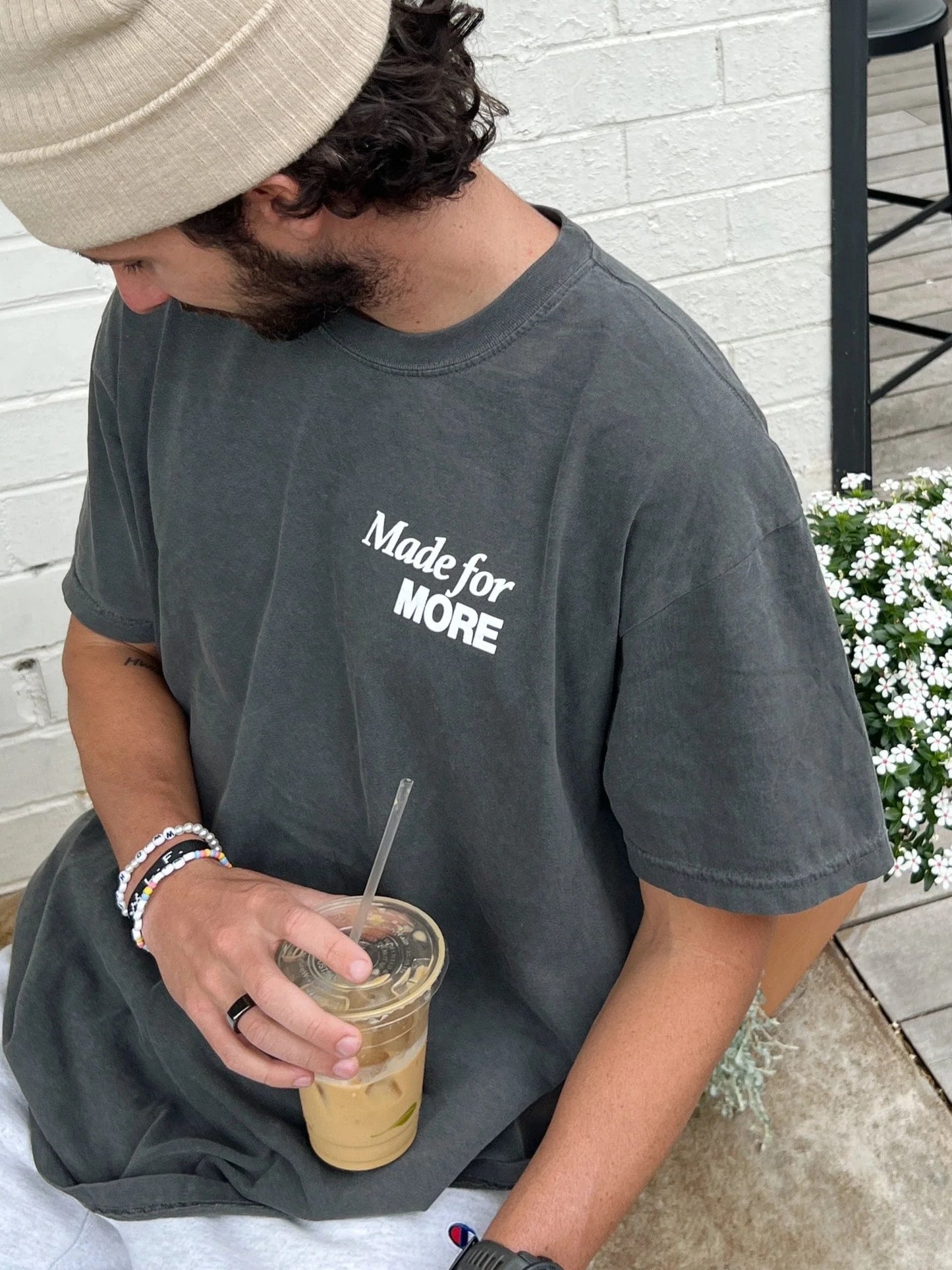 PREMIUM COMFORT COLOR TEE | MADE FOR MORE | PEPPER