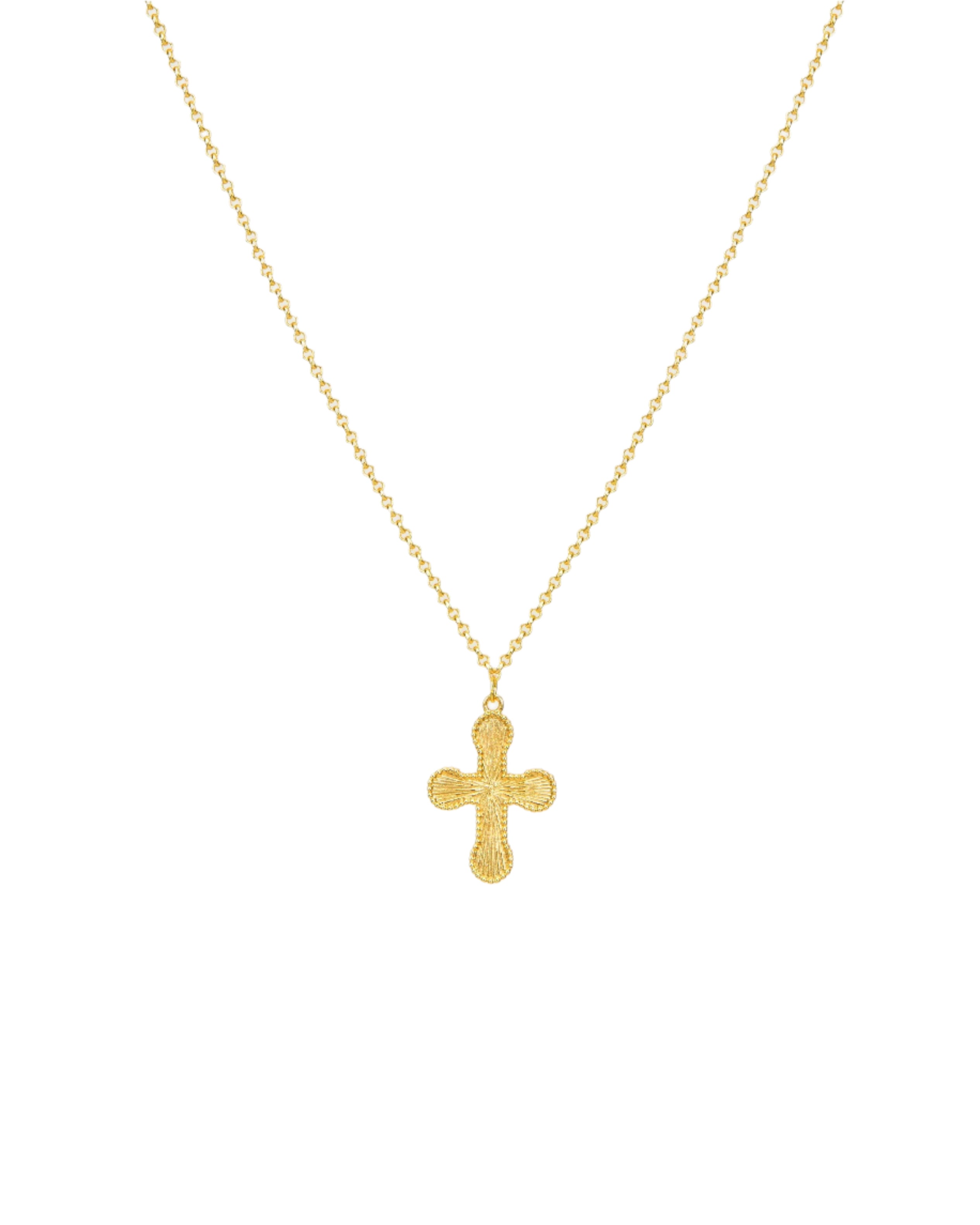 Mini Cross Pendant Necklace