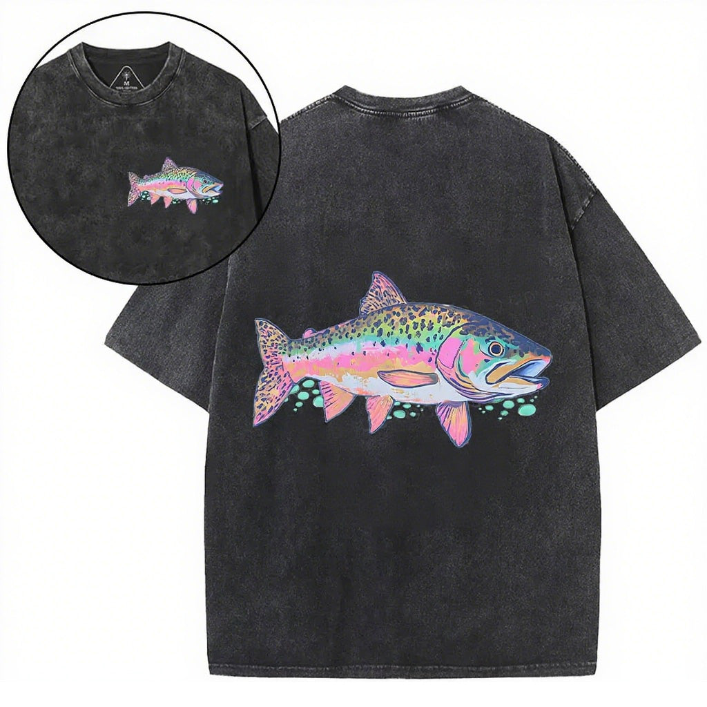 Tie Dye Heavy Cotton T-Shirt | He Called Me To Fish
