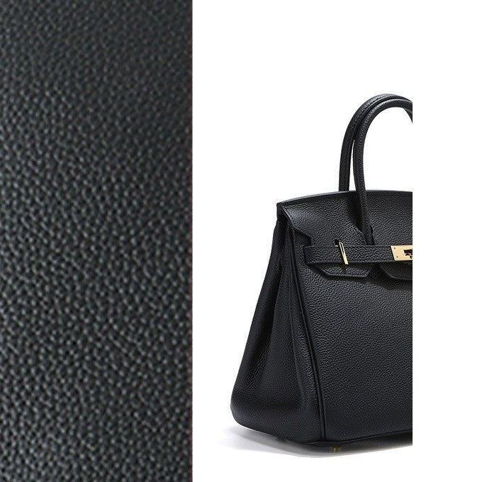 Women's Handbag, Togo Leather, Top Handle, Cross-body with shoulder strap