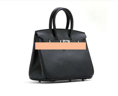 Women's Handbag, Togo Leather, Top Handle, Cross-body with shoulder strap