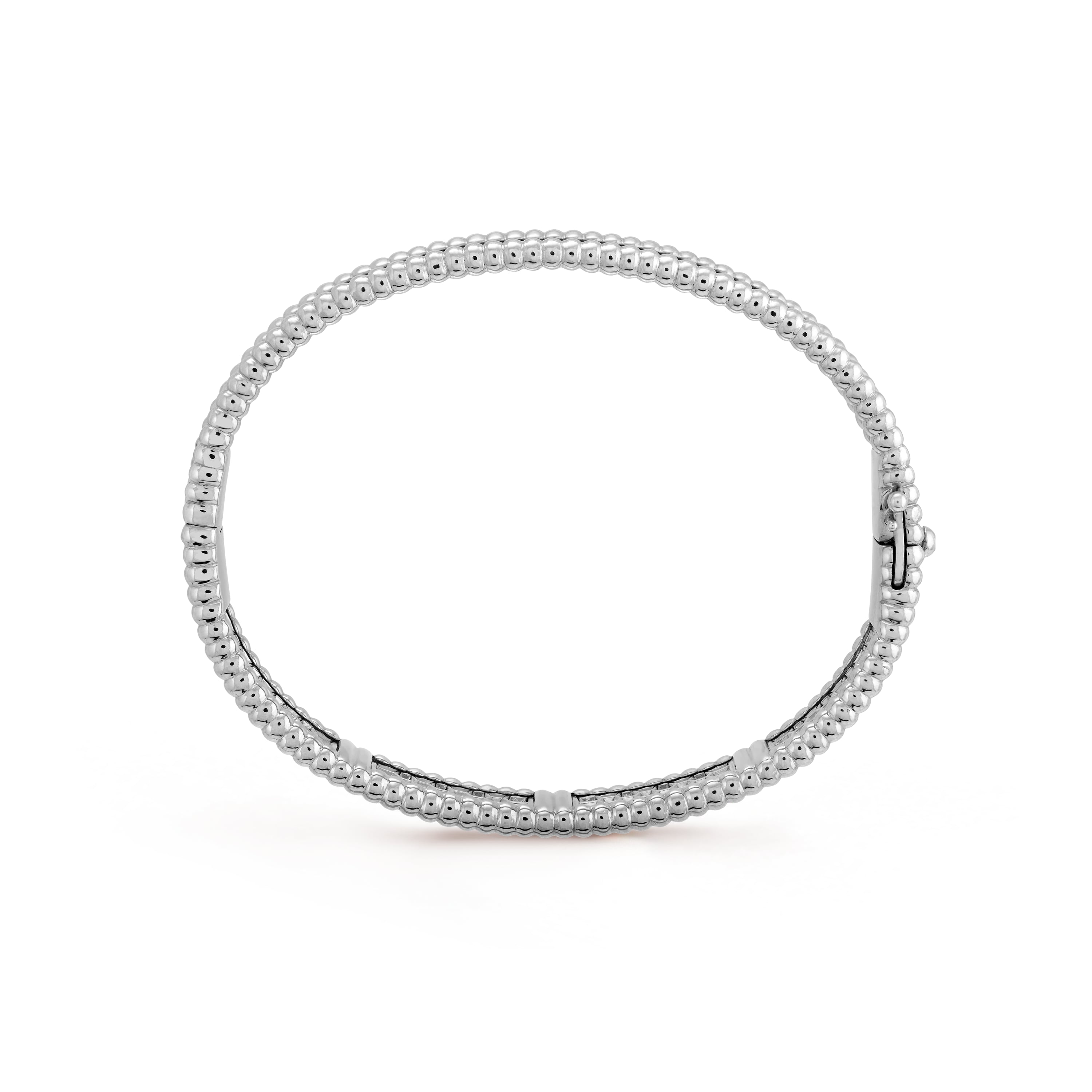 Perlee Bangle, 18K Gold Plated, Inlaid Cubic Zircon