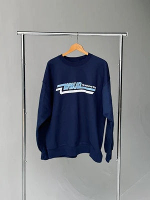 RESTOCK! | VINTAGE WWJD "SKATER" CREWNECK | NAVY