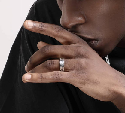 Crowned Ice Freedom Love Ring