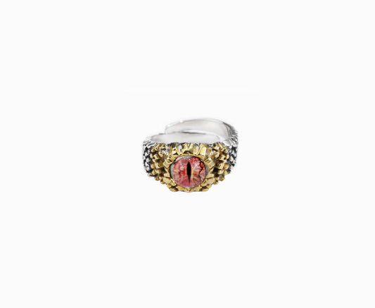 Crowned Ice S925 Silver Evil Eye Adjustable Ring – Youthful INS Design