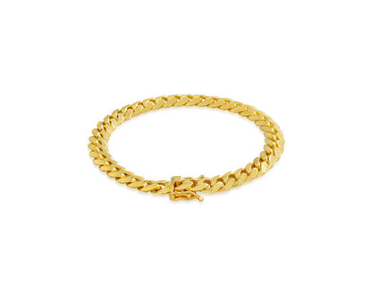 Crowned Ice 5mm Miami Cuban Link Bracelet