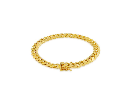 Crowned Ice 5mm Miami Cuban Link Bracelet