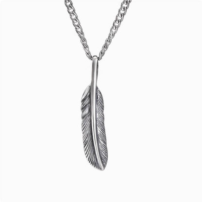 Crowned Ice S925 Silver Angel Wing Necklace – Feathered Pendant of Grace & Strength