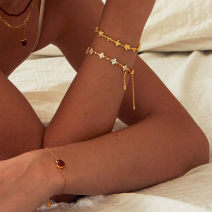 Sparkle Clover Bracelet