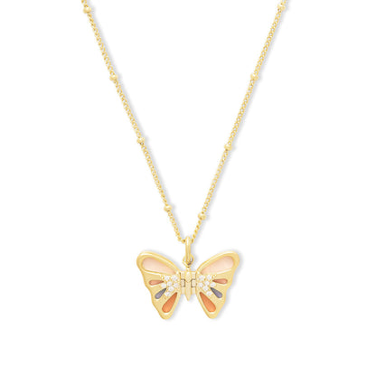 Wanderlust Studio Flutter Gold Necklace