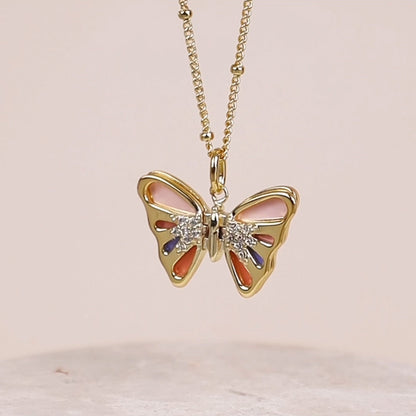 Wanderlust Studio Flutter Gold Necklace