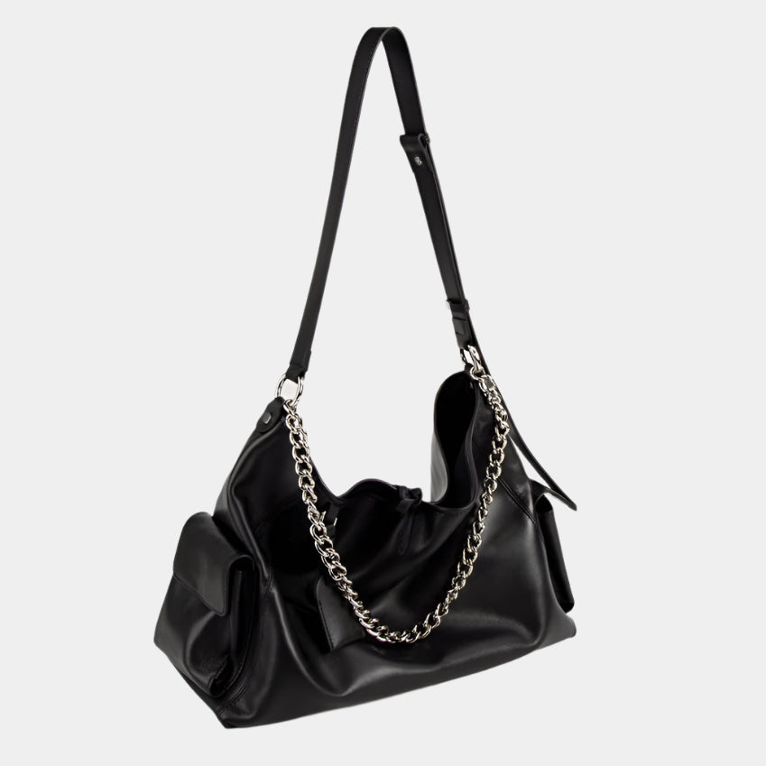 Women's Genuine Leather Handbag with Croc Print, Top Handle, and Versatile Cross-body Shoulder Strap for Everyday Sophistication