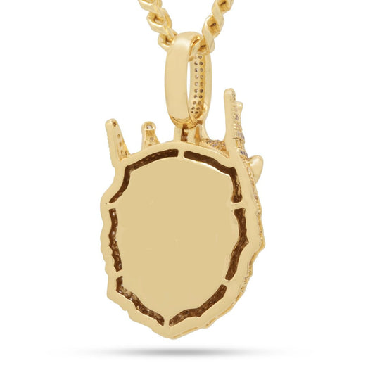 Crowned Ice Royal Lion Necklace