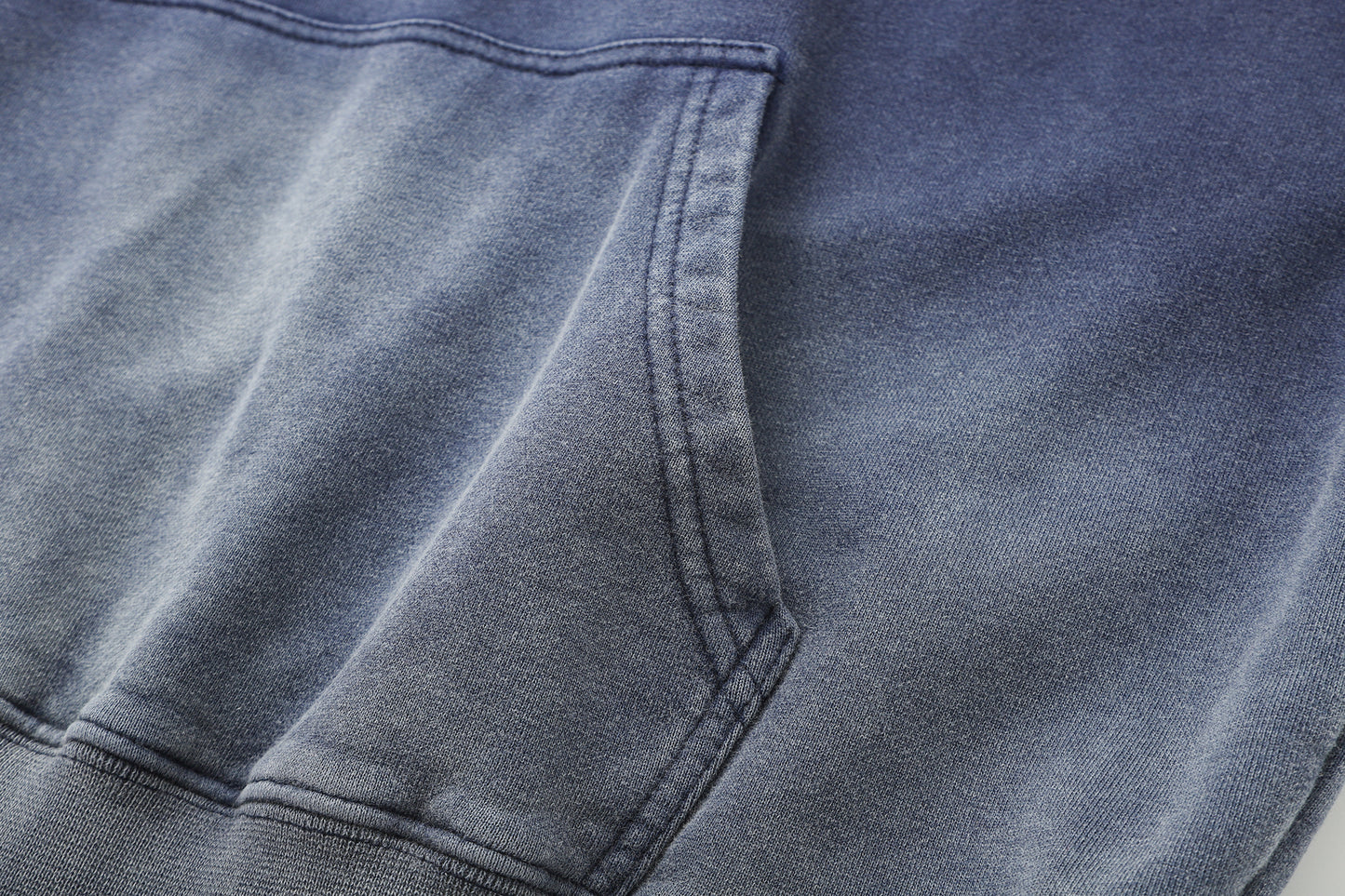 Washed Black "He First Loved Us" Hoodie - 1 John 4:19 Faith Pullover, Organic Cotton